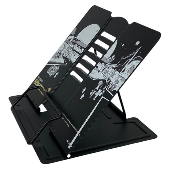 Подставка для книг металлическая 21 х 19см, Аниме микс 4 дизайна (1062Р)