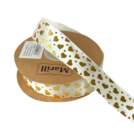 Атласная лента 2,5см х 18м (D18425 №А2-003)