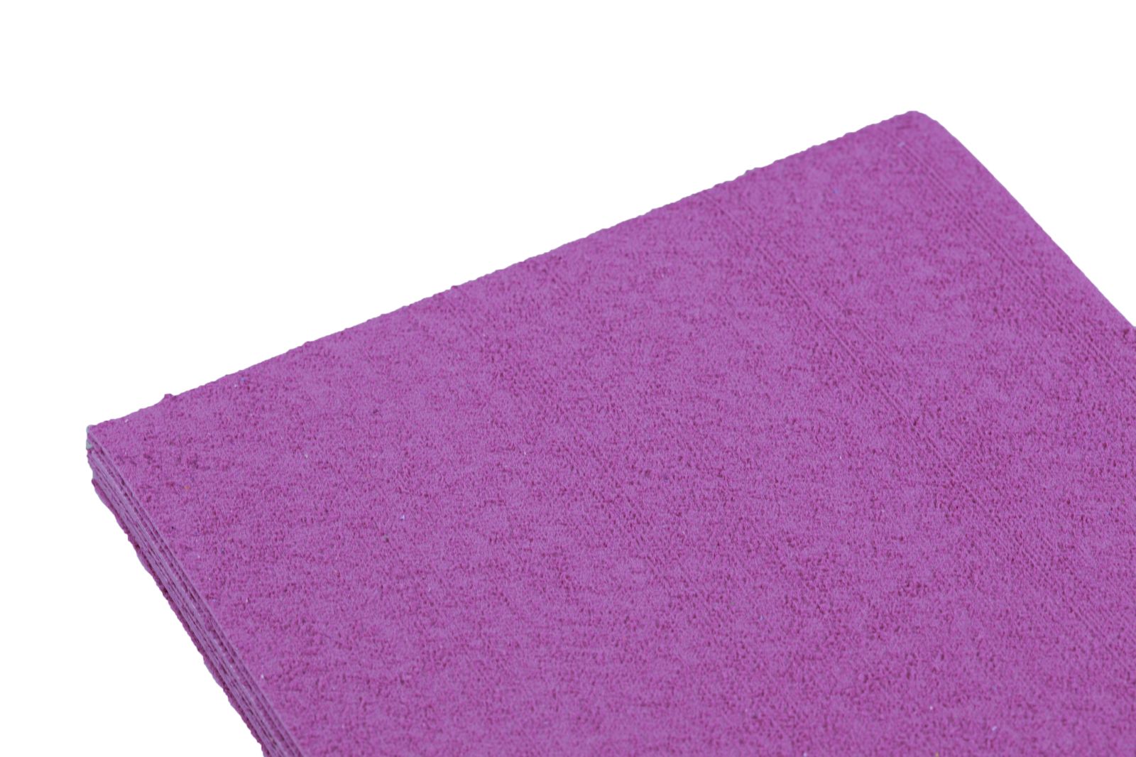 Ярко-розовый  фоамиран с флоком (10листов) (8931)