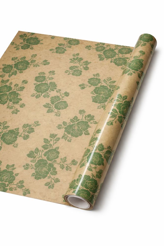 Еко -  крафт, папір подарунковий,  0,6 х 6м,  80г (ECP005.2)