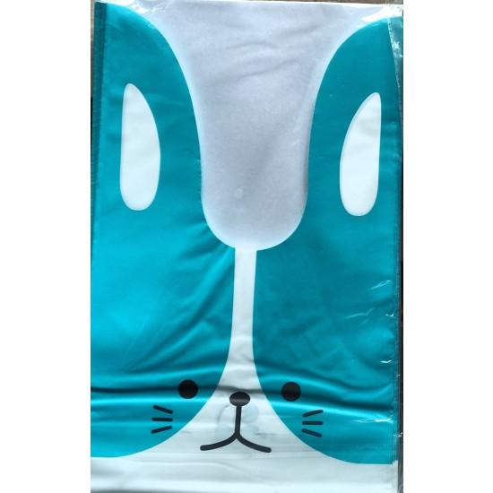 Пакет поліетиленовий з вушками   Зайка 31 х 16 х 20см,  50шт (bl2501-276 blue)