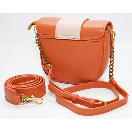 Сумка жіноча помаранчева 16х18,5см екошкіра (9010 orange)