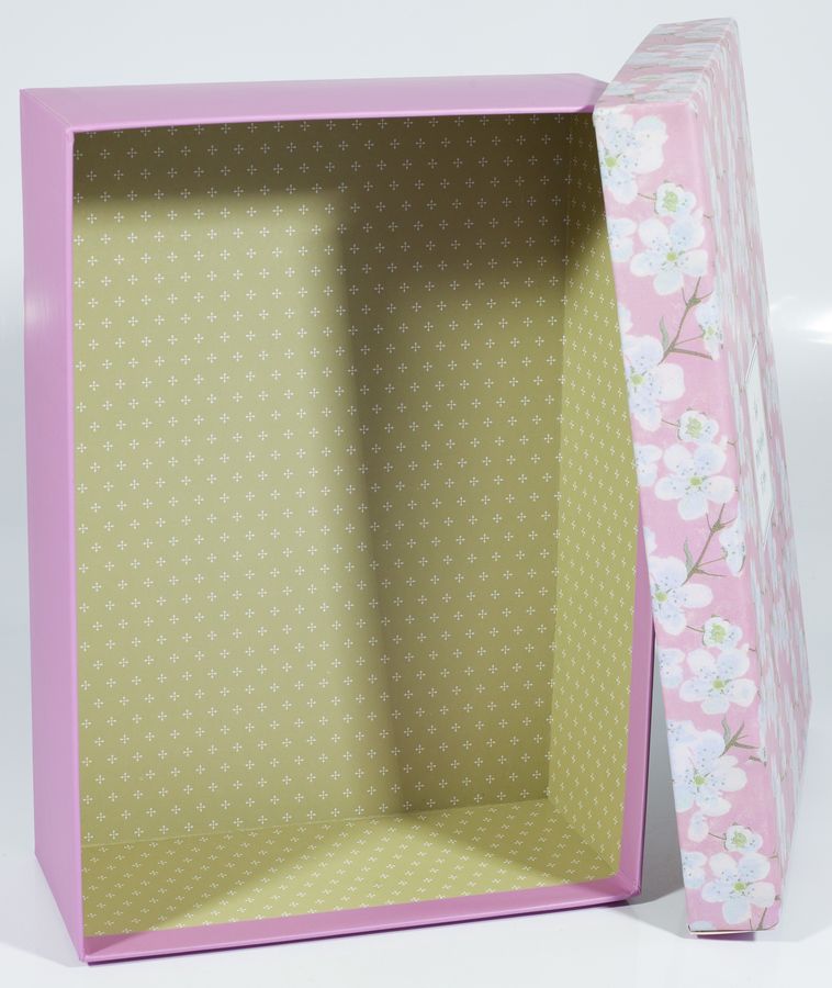 Подарункова коробка KKC-7, прямокутна рожева, 28х20х9cm/25х18х7.5/22х16х6cm   3шт. в наборі (KKC-7)