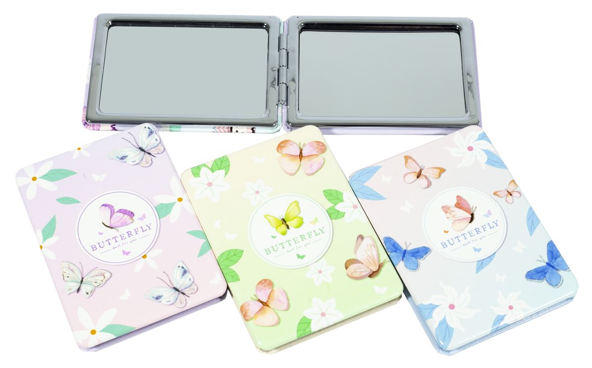 Зеркало косметич."Бабочка" 4в.,в/в 185-04 Unison (185-04)