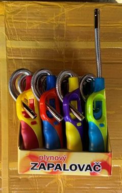 Бытовая зажигалка с блокировкой и регулированием пламени (319W)