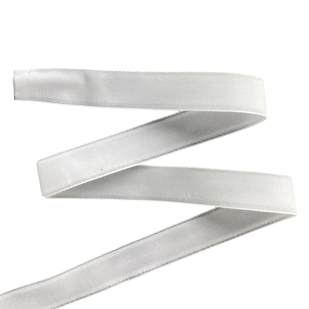 Бархатная лента  1,5 см х 50 ярдов Белый Marill (D00815- С  01)