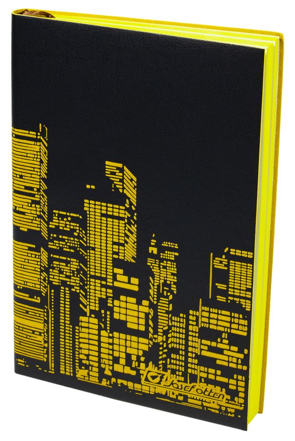 Ежедневник недатир. клетка "Мегаполис" А5, 160листов (6621-А5NK)