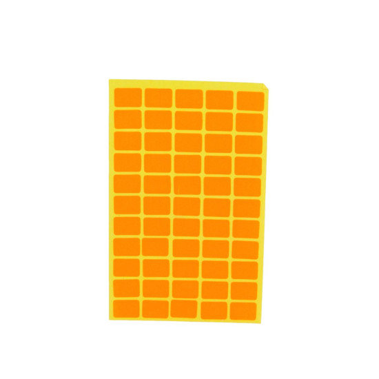 Цінник прямокутний 1.2 х 1.6, 55шт на аркуші (50шт уп) Unison (Це 011)