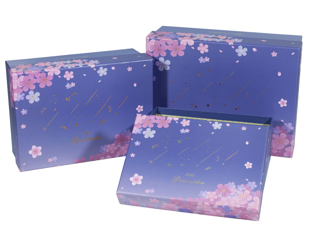 Коробки подарочные прямоугольные, в наборе -3шт., Unison, 9700-21 (9700-21)