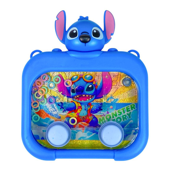 Гра водяна "Злови колечко-Стiч" дві кнопки, 4 види (639-А-4)