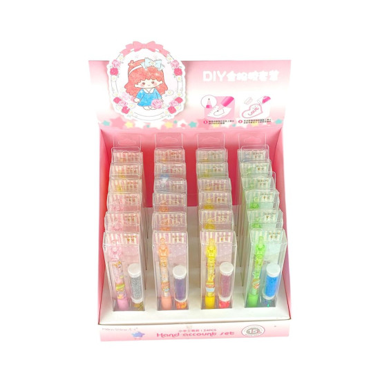 Набор ручка  клей + 2 флакона глитера (Z-10268)