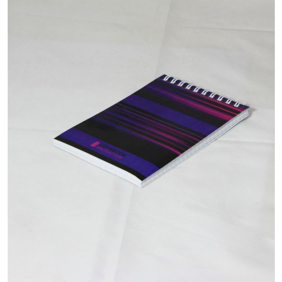 Блокнот А6, 60 аркушів верхня пружина (БСВ-60)