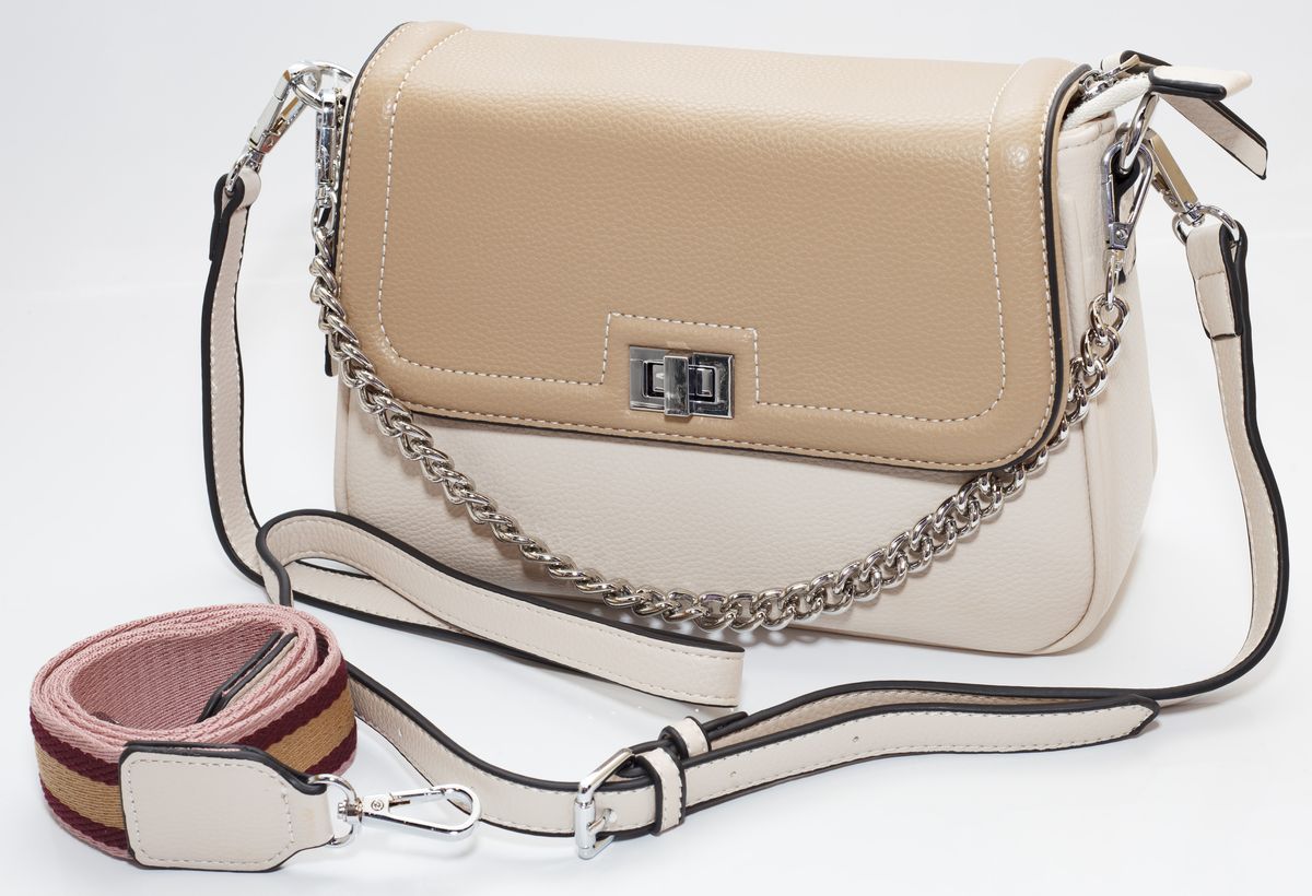 Сумка жіноча біла 17х25,5см екошкіра (89001 white)