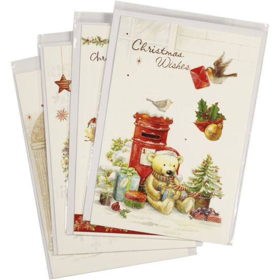 Листівки  новорічні  K51,  14х21см,  з конвертом (K51)