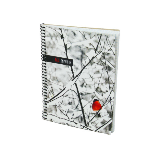 Блокнот А5 картон, #, бічна пружина , 100арк., 15х20см (БСБ-100)