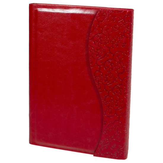 Ежедневник недатир клетка А5 150 листов на магните волна узор (2103)