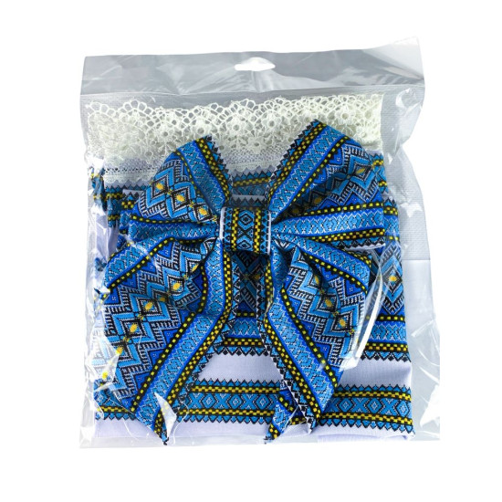 Декор для великоднього кошика - рушник +бант (DGC-101)