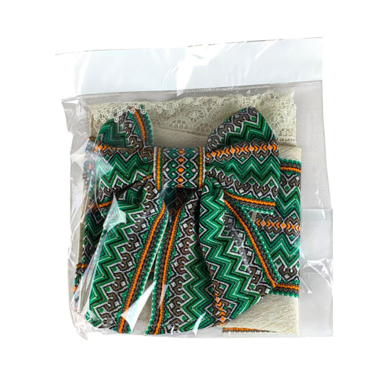 Декор для великоднього кошика - рушник +бант (DGC-103)