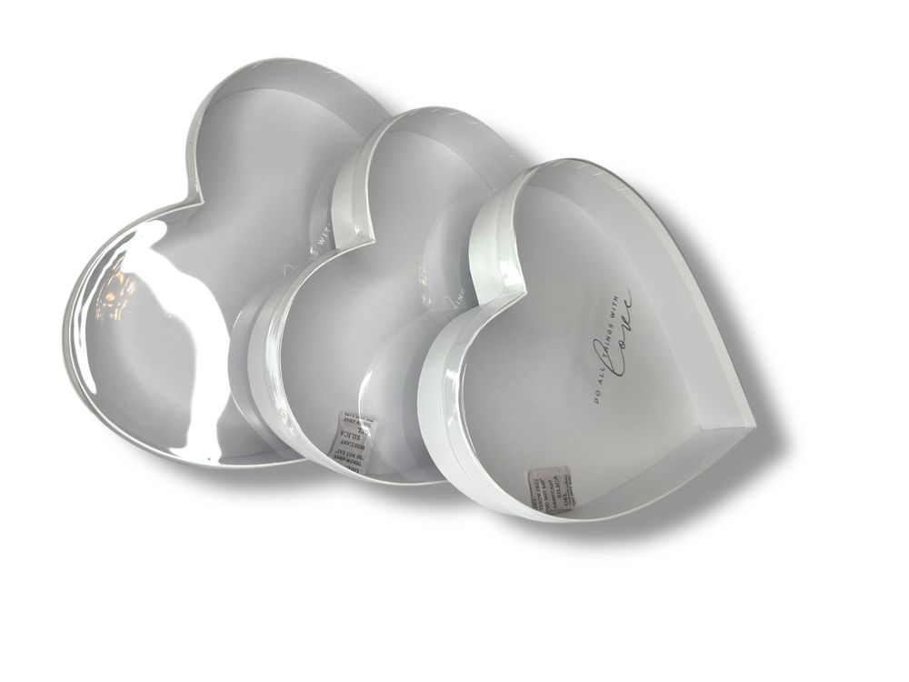 Набір коробок 3 шт з прозорими кришками Unison (105377)