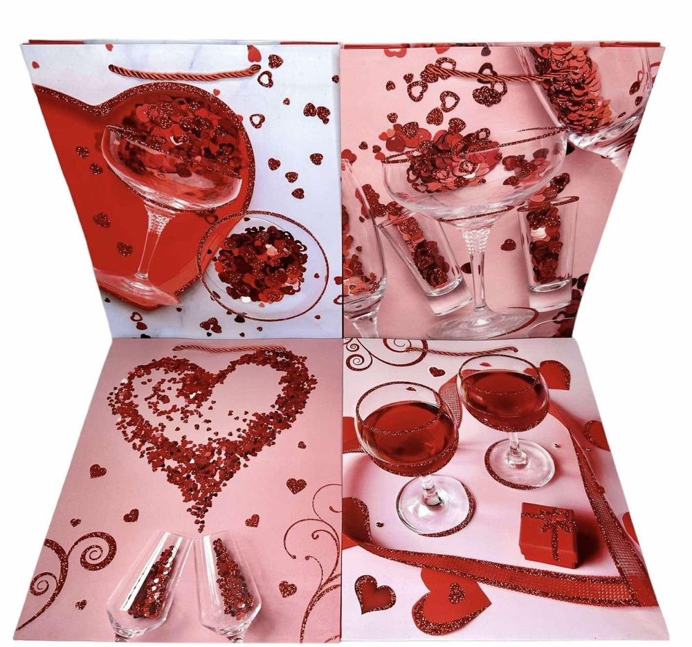 Пакет подарунковий 210гр, 26 x 32 x 10см (12шт/уп) Різнокольоровий Unison (11382-57-184M)