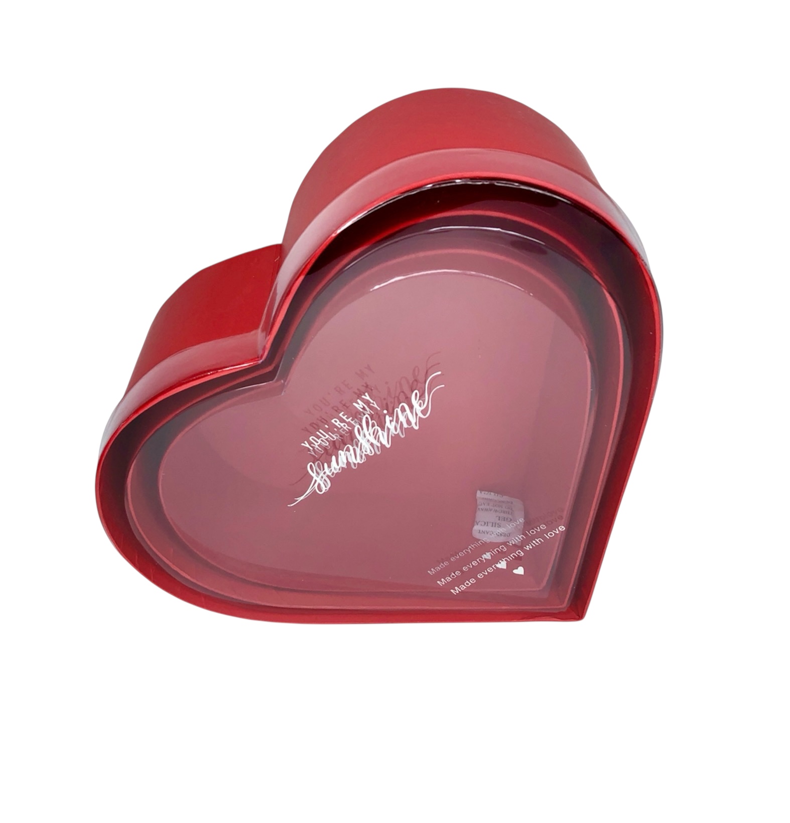 Набір коробок 3 шт з прозорими кришками Червоний Unison (105315)