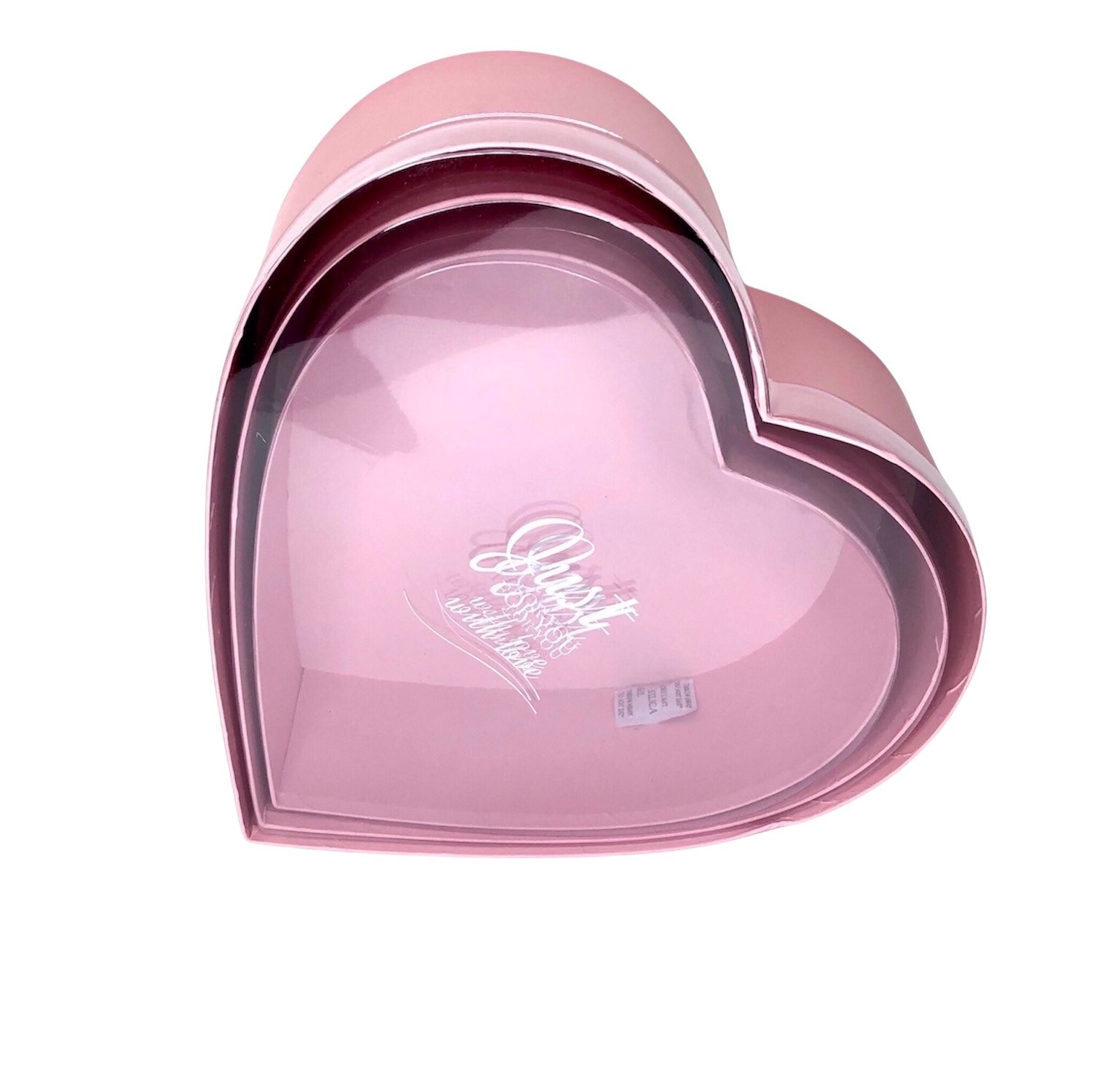 Набір коробок 3 шт з прозорими кришками Рожевий Unison (079395)