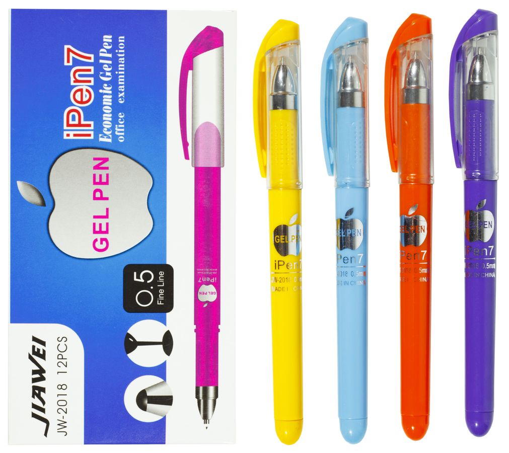 Ручка гелева 0,5мм Синій Unison (JW-2018)