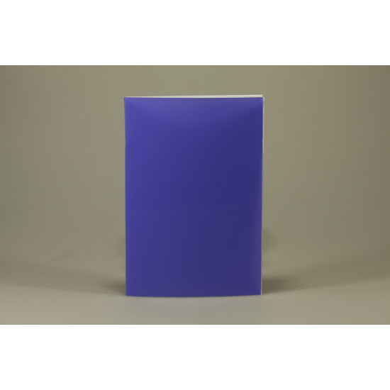 Зошит А4 на скобі 60 аркушів клітинка, пластикова обкладинка, 4 кольори Ofort (4A060К-П01)