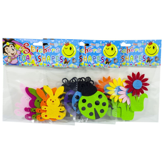 Набір для творчості  з фетру "Квіти, Звірята, Метелики" 10видів  (50 * 10) Unison (272-2)