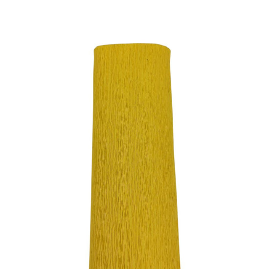 Креп-папір 150%, темно-жовтий 50 х 200см,  238г/м2 (150-80706KR)