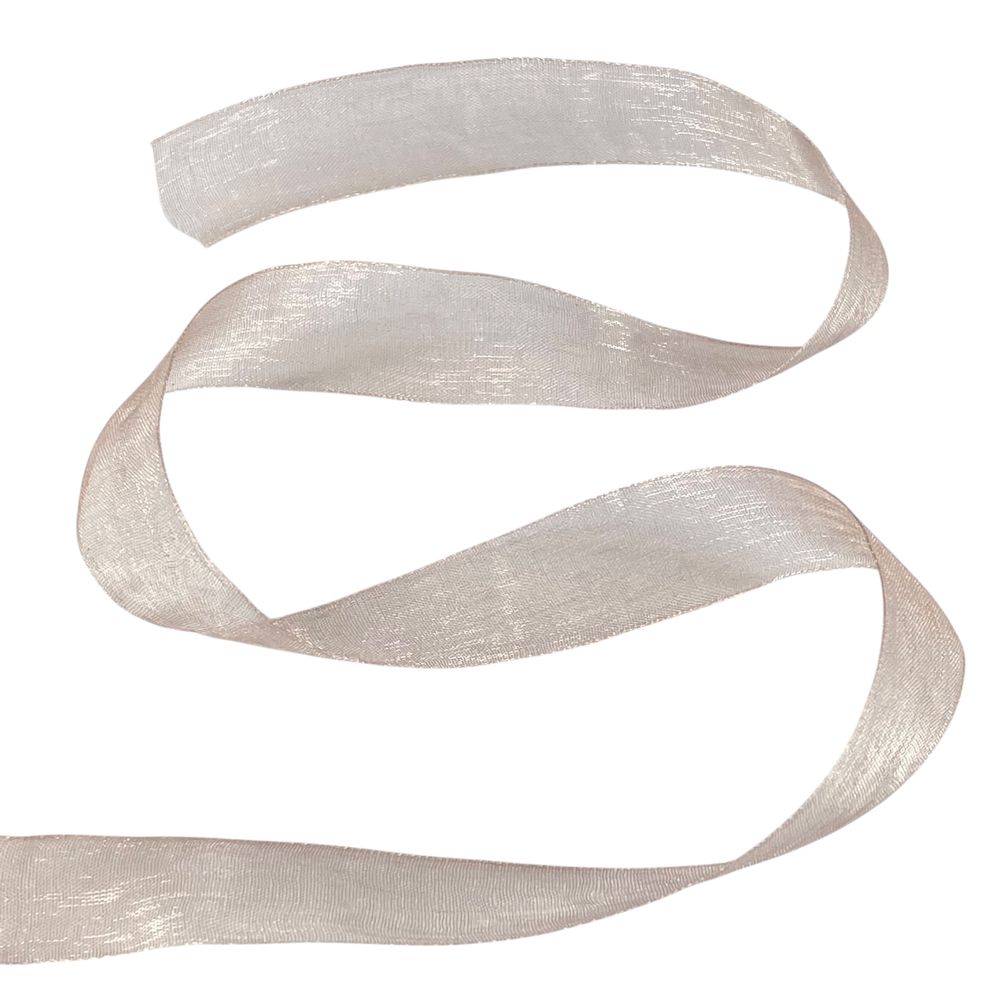 Стрічка з органзи "какао" 2,0 см х 50 ярдів Коричневий Marill (D02020-1091)