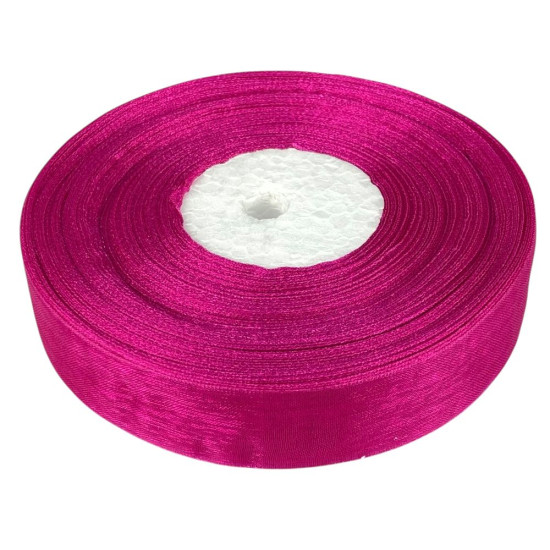 Стрічка з органзи  малинова 2,0 см х 50 ярдів Рожевий Marill (D02020-027)