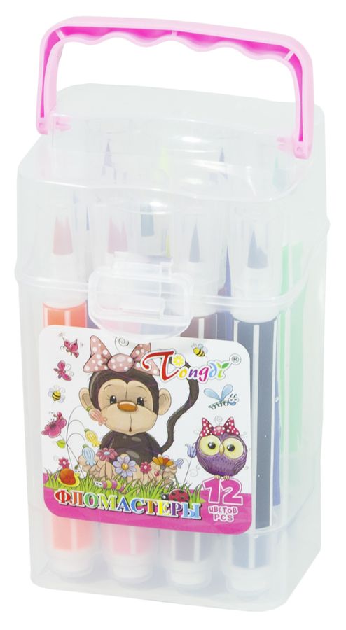 Фломастеры 12 цветов, TD-6875-12 (TD-6875-12)