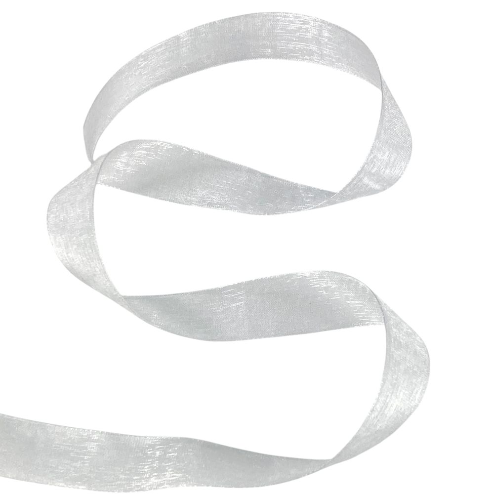Стрічка з органзи сіра 2,0 см х 50 ярдів Сірий Marill (D02020-bk38)