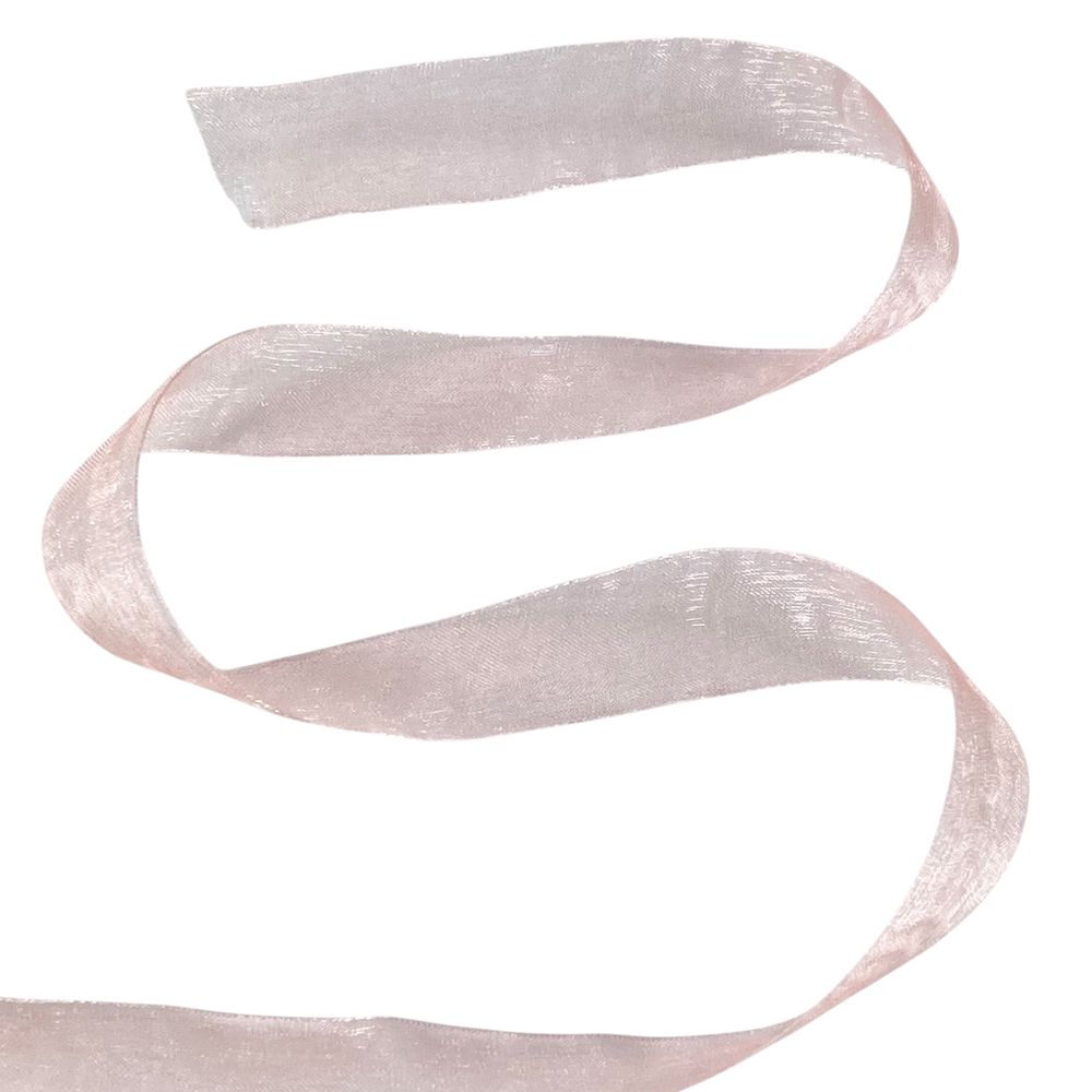 Стрічка з органзи персикова 2,0 см х 50 ярдів Marill (D02020-1022)