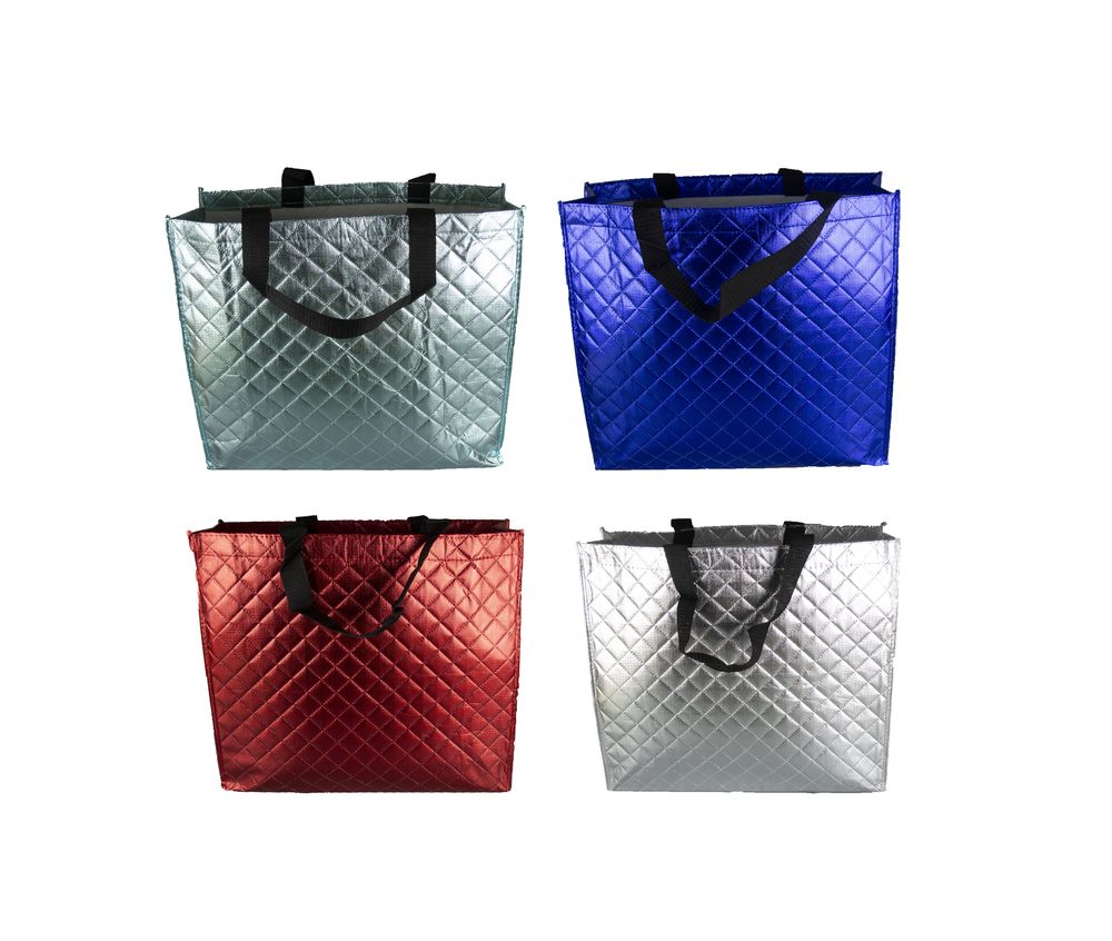 Сумка пластиковая 42 x 38 x 13см (12шт/уп) Разноцветный Unison (BP-0012 XL)