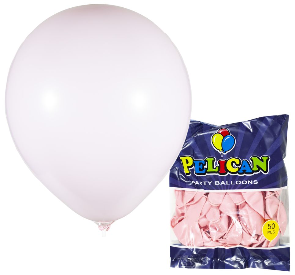 Кульки Pelican 10 '(26 см), макарун рожевий 2, 50 шт/уп Рожевий Pelican (811932/1050-932)