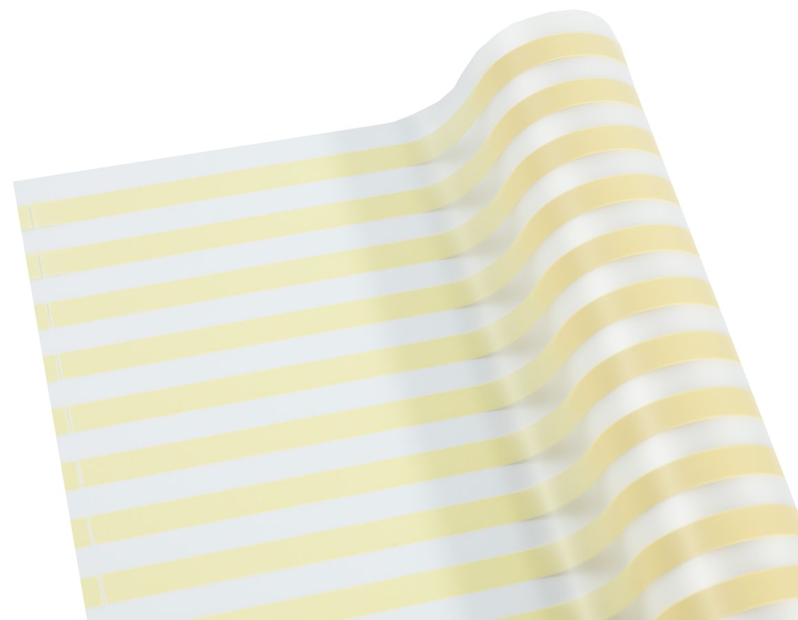 Пленка матовая для цветов  "Полоска персиковая" (PM67)