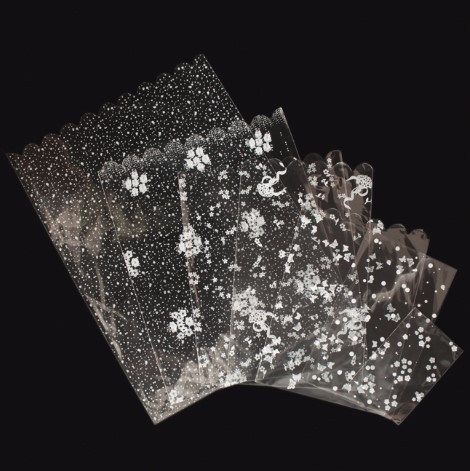 Пакет целофановий прозорий з малюнком 20 х 30см  100шт/уп Прозорий Unison (PP382)