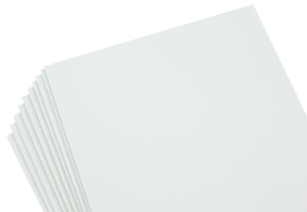 Фоамиран  белый - 10листов (1,8мм) (7490-18-30)
