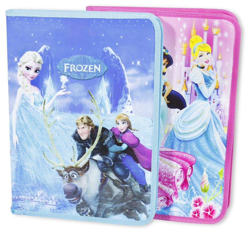 Папка A4 шкільна на блискавці 23 х 33см Різнокольоровий Unison (TM-805/5340)