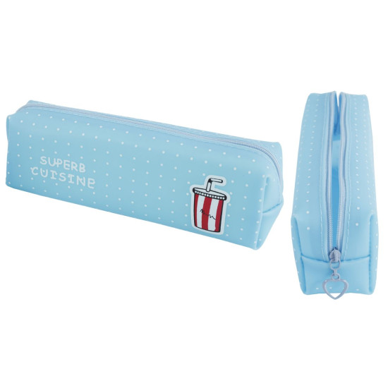 Пенал силикон. "Superb cuisine" 18*4*6см, блистер, mix (P1683)