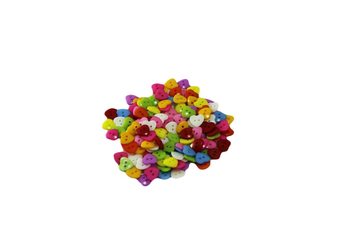 Гудзик декоративний 15мм 25шт Різнокольоровий Unison (24-TX)