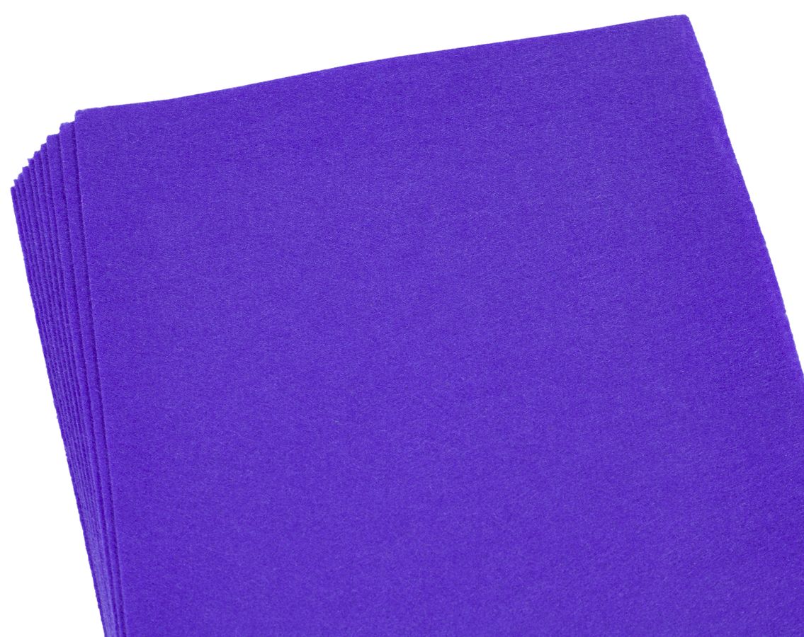 Фетр 1,2мм фиолетовый Medium А4 - 10 листов, 170MHQ-036 (170MHQ-036)
