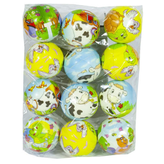 Игрушка мяч мультяшный - 6см, Unison, 2414-10 (2414-10)