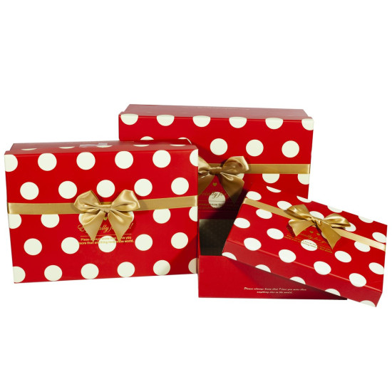 Коробки подарочные прямоугольные, в наборе -3шт., Unison, 91307-8 (91307-8)