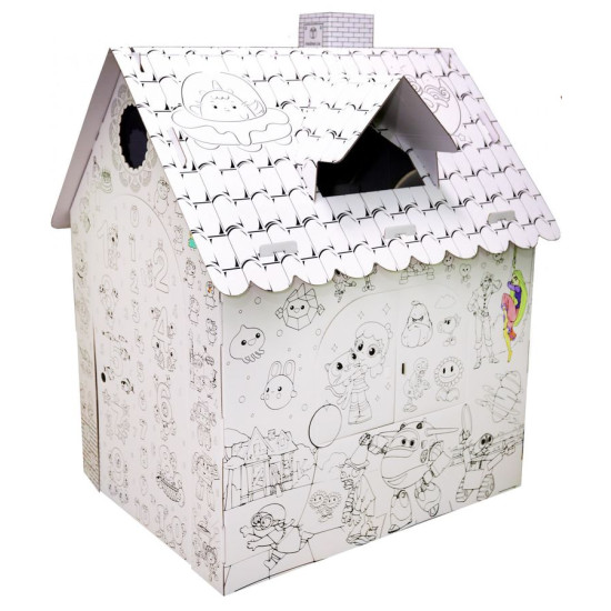 Домик раскраска 101х125х81см (DR-01)