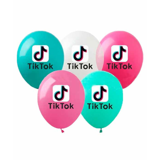 Шарики Pelican 12' (30 см) "ТІК ТОК-3", 10шт/уп Разноцветный Pelican (828293/ 828005)