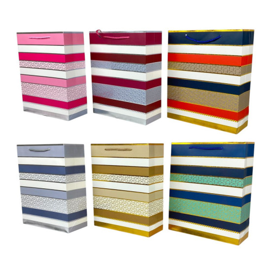 Пакет  подарочный фольгированный, 26x32x10см Unison (YM-S1278M-1/YM8001-M)