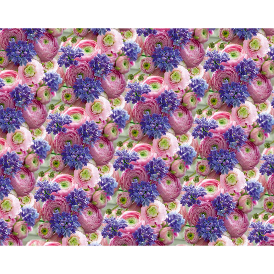 Папір пакувальний крейдований 80г 10 аркушів 100 х 70см Різнокольоровий Unison (PVM10-211)